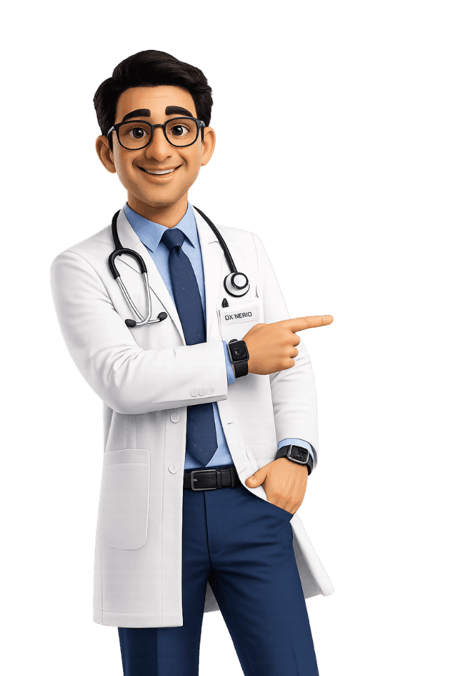 Doctor inviting clinics to request a free growth audit
