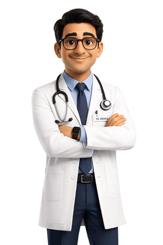 Doctor pointing patients toward a free clinic growth audit