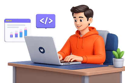 Healthcare website growth report illustration