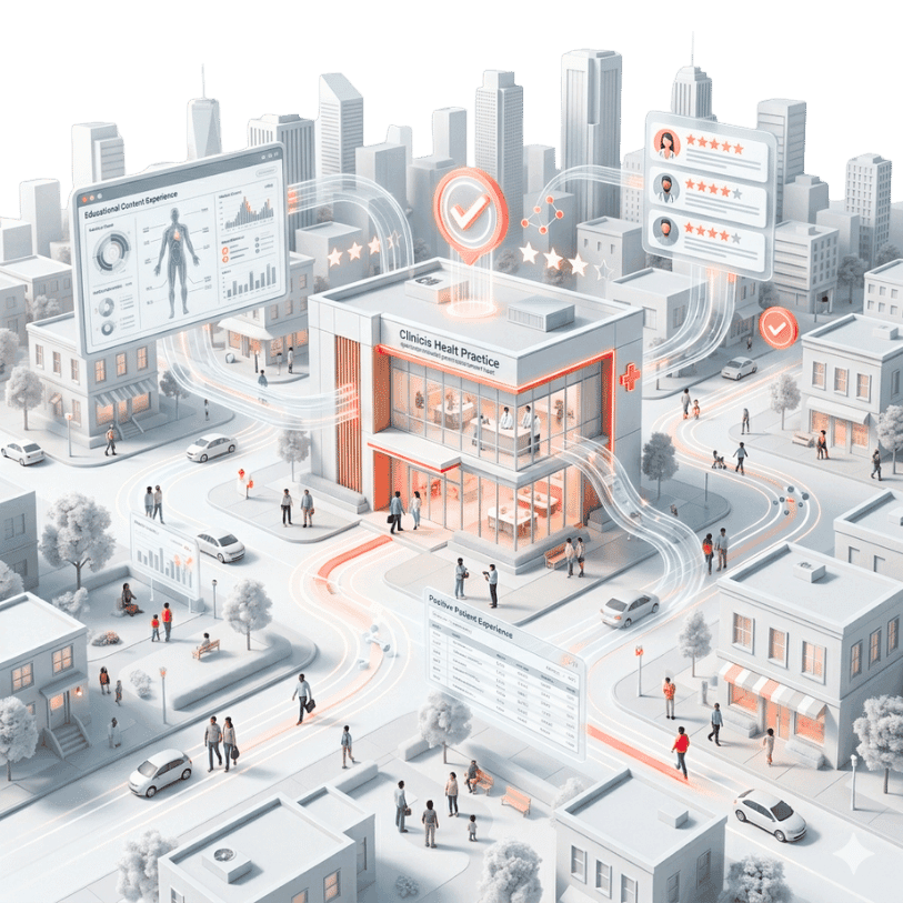 Healthcare SEO service for clinic visibility, local rankings, Google Maps, reviews, and patient discovery