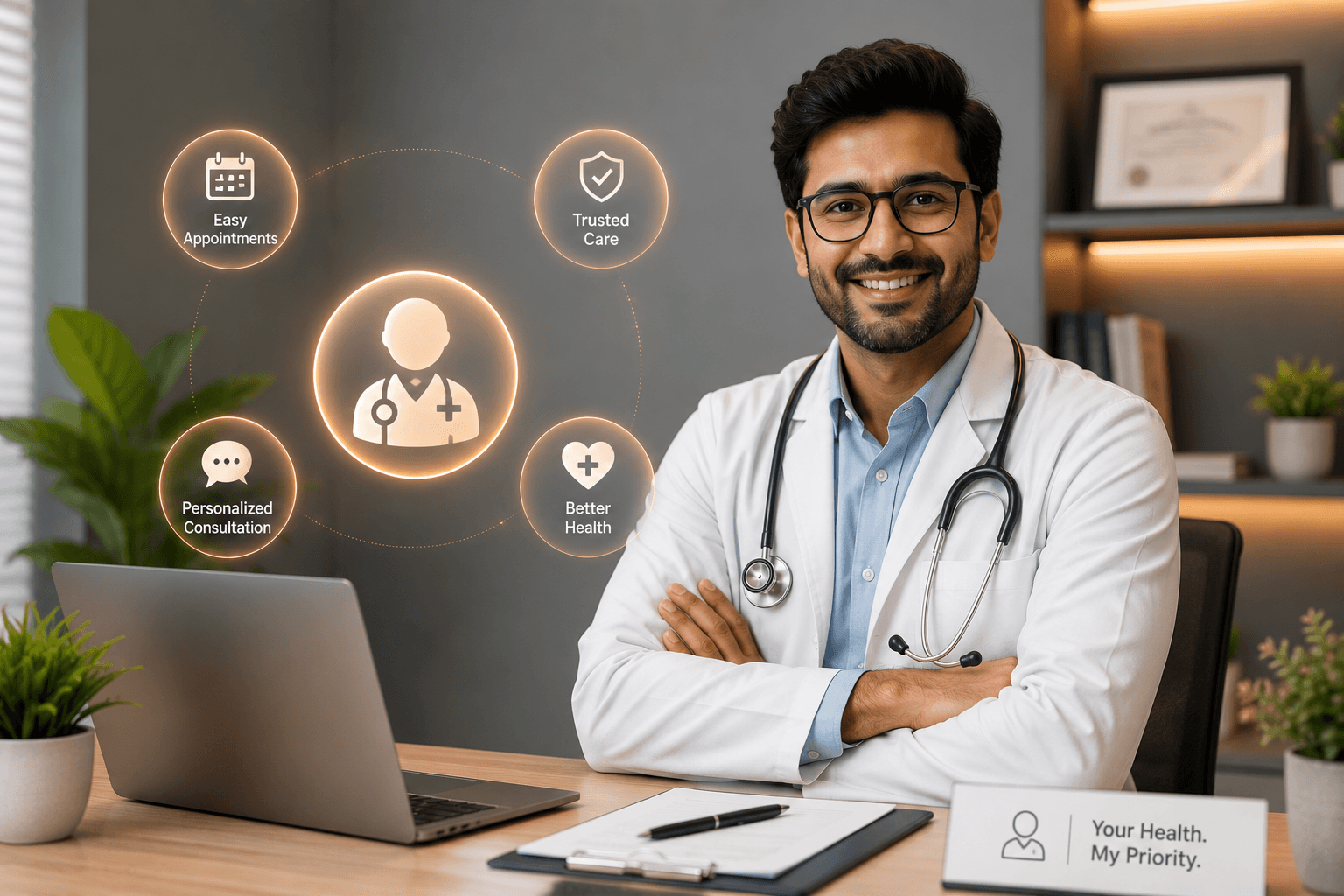Doctor website design and specialist authority growth system